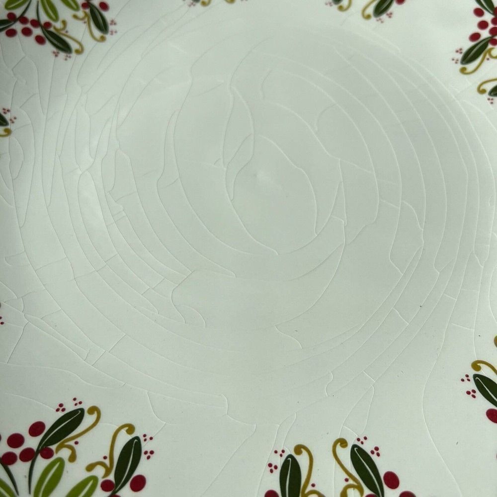 AMERICAN ATELIER BARGELLO DINNER PLATE HTF/RARE Holiday See Description - Picture 5 of 5